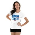 thumbnail image 4 of Dominican Not Can't DR Heritage Pride Womens Fitted Plus Size Graphic Tee Brisco Brands 2X, 4 of 5