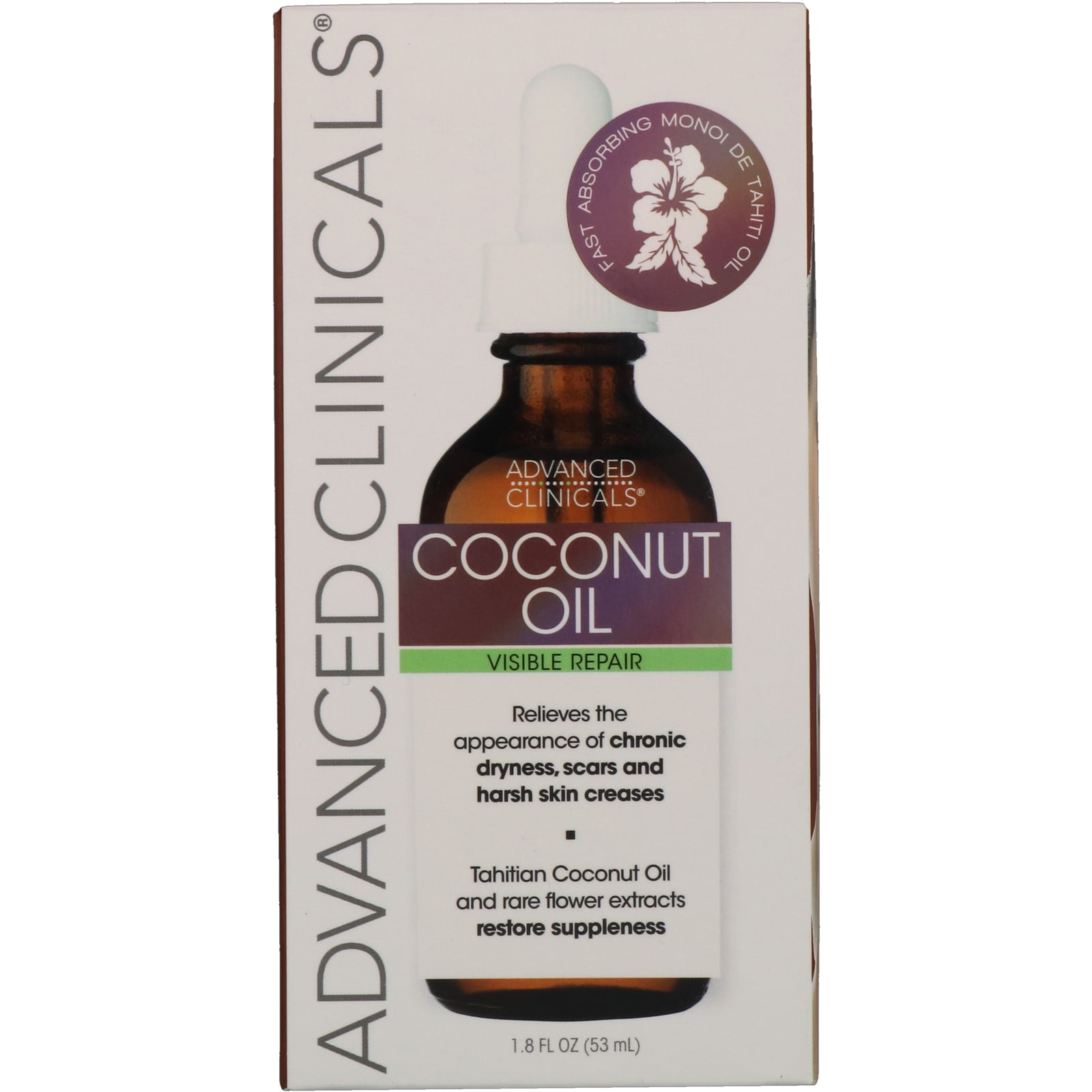 Advanced Clinicals Coconut Oil for Skin. Repair Coconut Oil for Face