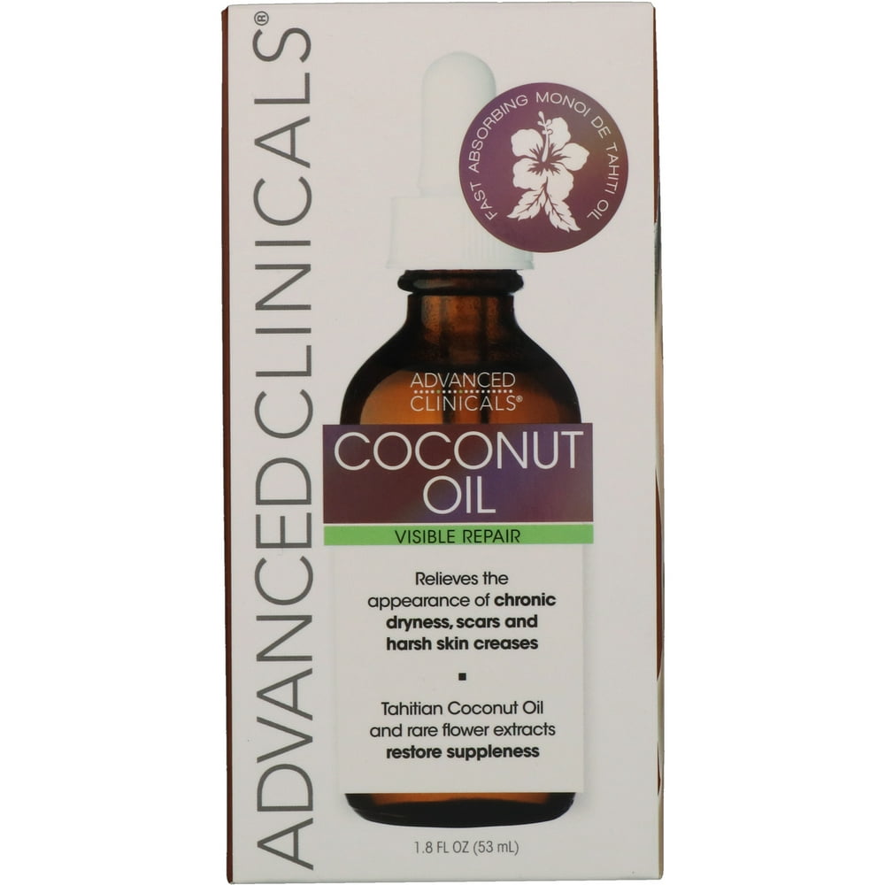 Advanced Clinicals Coconut Oil For Skin Repair Coconut Oil For Face