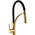 thumbnail image 1 of Versatile Hot Cold Sink Faucet, Central Position, Flexible Pull Out Shower Head, 360 Degree Rotation, Easy to Clean, Ideal for Modern Kitchens and Bathrooms, 1 of 5