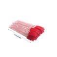 thumbnail image 4 of Vogacara Paquete de 50 cepillos para pestañas, accesorios multicolores para mujeres, varitas dulces para el Día de San Valentín, pinzas para Pinceles de maquillaje y herramientas Varilla Rosa/Rojo, 4 of 6