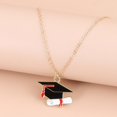 thumbnail image 5 of Graduación Regalo Conmemorativo Doctor Sombrero Tarjeta Collar Colgante Accesorios Versátil, 5 of 5