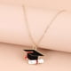 thumbnail image 5 of Graduación Regalo Conmemorativo Doctor Sombrero Tarjeta Collar Colgante Accesorios Versátil, 5 of 5