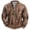 Brown, variant on Hanes Whitecloths Life Clothing Men Quarter Zip Pullover Sweatshirt Winter Vintage Knit Print Zip-up Sweatshirt Tops-Blue XL