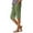 A#002#- Army Green, variant on EANJE Linen Shorts for Women Trendy Summer Bermuda Shorts Knee Length Drawstring High Waisted Pedal Pushers Dressy Casual Linen Capris with Pockets Black M