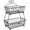 Black, variant on Sorbus 2 Tier Black Fruit Breadbasket Stand, Antique Metal Counter Rack for Kitchen & Bathroom