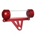 thumbnail image 3 of Soporte cilíndrico para licencia de motocicleta resistente al agua para tubo fiscal de motocicleta (rojo), 3 of 7
