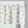 thumbnail image 5 of Ambesonne Cartoon Valance & Curtain, Funny Panda Bears Artwork, 55"x45", Multicolor, 5 of 6
