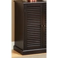 thumbnail image 5 of Newboti Furniture Modern Transitional Design 1pc Shoe Cabinet Espresso Finish Adjustable Shelves Louver Design Doors Home Furniture Shoe Rack 08341, 5 of 8