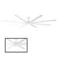 thumbnail image 4 of Hydra Indoor and Outdoor 8-Blade Smart Ceiling Fan 120in Matte White with 3000K LED Light Kit and Wall Control, 4 of 4