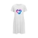 thumbnail image 5 of Camisón corto de talla grande para mujer, camisón de manga corta con estampado de pecho a la moda, camisón para mujer, 5 of 7