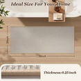 thumbnail image 7 of SIXHOME Bathroom Rugs Non Slip Rubber Backing Bath Mat Super Absorbent Bath mat Thin Soft Quick Dry Bath Runner Machine Washable Farmhouse Bathroom Mats Fits Under Door 20"x70" Beige, 7 of 7