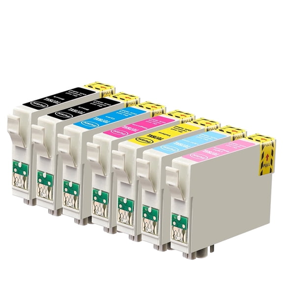 T078 Printer Ink Cartridge Replacement for R260 R280 R380 RX580 RX595 RX680 Printer(7 Pack)
