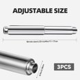 thumbnail image 2 of Bewudy Toilet Paper Holder Roller Replacement, Stainless Steel Toilet Paper Roller Replacement, Toilet Paper Spring Rod Universal, Toilet Paper Holder Spring Loaded Roller Replacement Rod(3), 2 of 7