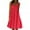 Red, variant on Spring Sale 2024!Hontri Women's Casual Dress Women Casual Print Sleeveless Loose Plus Size Beach Summer Dress Ladies Bodycon Dresses for Women Blue,L