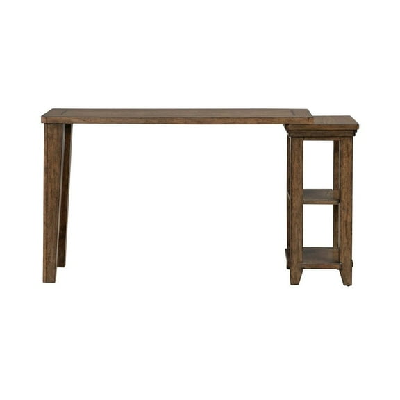 Liberty Furniture Carolina Park Console Table for Living Room - Amber Brown Oak