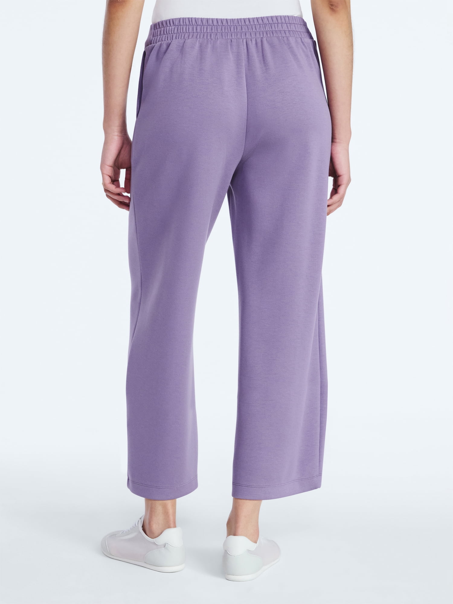 Scoop Women's and Women's Plus New Scubaknit Cropped Pants, Sizes XS-4X