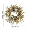 thumbnail image 3 of xaoyunyn Elegant Christmas Ornament for Doorways Walls Fireplaces and More Stable Plastic with Festive Easy Installation for Indoor and Outdoor Holiday Décor, 3 of 6