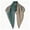 Green, variant on Fewfanhot Women Floral Print Cotton Linen Bandana Vintage Lace Edge Square Neck Scarf Shawl Wrap