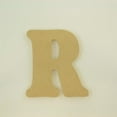 thumbnail image 3 of Package of 1, 14 Inch X 3/4" Thickness MDF Letter R in The Goudy Heavy Font, Thick, Upper Case for Art & Craft Project, Made in USA, 3 of 4