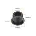 thumbnail image 2 of 10Pcs T Shape Rubber Grommet Mount Dia 13mm ID 8mm H 12mm Black Seal Protection Cable Grommets Cable Pipe, 2 of 5