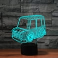 thumbnail image 6 of 3D Car Night Light Table Desk Optical Illusion Lamps 16 Color Changing Lights LED Table Lamp Xmas Home Love Birthday Children Kids Decor Toy Gift, 6 of 7