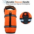 thumbnail image 3 of Ripstop Life Jackets For Dogs With Strong Buoyancy And Rescue Handle, Reflective-Xl Orange, 3 of 7