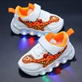 thumbnail image 3 of Ketyyh-chn99 Girls Boys Sneakers Slip On Walking Shoes Athletics Tennis Running Shoes Slip on Sneakers for Girls Boys Light Up Shoes (Toddler to Little Big Kids) RD1,11, 3 of 4