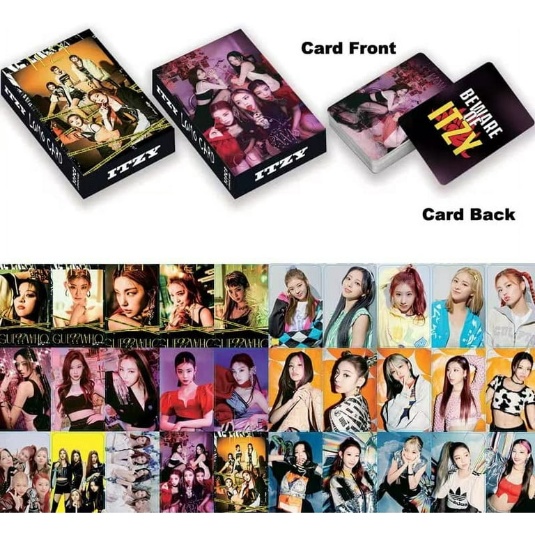 5 Pack/150 Pcs ITZY Lomo Kpop Photocards - High Quality Greeting