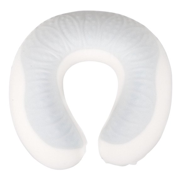 LOLIPPYY Travel U Shaped Neck Pillow Memory Foam Pressure Relief Office Nap White 1Pack