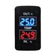 thumbnail image 5 of Dual Temperature Display Inside And Outside The Car Dual Temperature Sensor For Honda Civic CRV Fit Jazz City Accord, 5 of 5