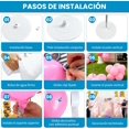 thumbnail image 3 of Juego de 2 kit de Soportes de Columna Arco para Globos, Soporte Telescópico Metálico de Altura Ajustable con Accesorios Base para Globos, Mamparas para Decoracion de Fiestas, Navidad y Bodas, 3 of 4