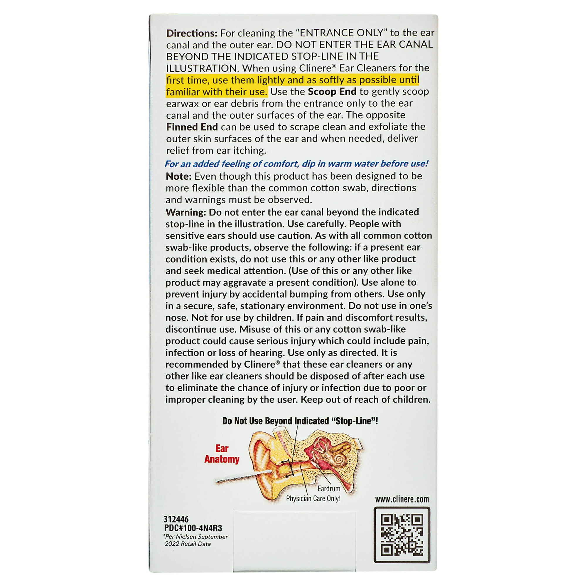 Clinere Ear Cleaners for Earwax Removal, 10 Ct