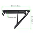 thumbnail image 1 of VONKY PODAY Foldable Bicycles Aluminum Alloy Rear Shelf Bikes Back Racks with Wheels Riding Luggage Accessory Replacement for Brompton Black, 1 of 8