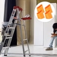 thumbnail image 3 of 4pcs Plastic Ladder Antiskid Covers Ladder Feet Covers Ladder Replacement Feet Mat, 3 of 8