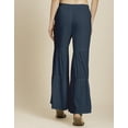 thumbnail image 4 of Moomaya Printed Tiered Palazzo Women Pant , Wide Leg Elastic Waist Viscose Pant, 4 of 9