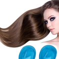 thumbnail image 2 of Blue 2 uds. Orejeras de silicona transparente azul protector de tinte para el cabello protege el Color del salón, 2 of 5