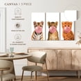 thumbnail image 4 of Elephant Stock Wild Cubs Bubble Gum Wall Art - Horizontal Multi Panel Canvas - Living Room Wall Decor - Humor Multi Panel - White And Pink Decor - 23" x 14", 4 of 4