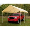 thumbnail image 2 of HomeStock Tan Drawstring Cover - 10' x 20' - Replacement Canopy Cover Fits Artisanal Artistry & Hercules Frames, Drawstring Design Included, 2 of 2