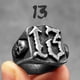 thumbnail image 3 of Anillos de acero inoxidable con textura geométrica retro para hombre y mujer, joyería punk, novedad en accesorios de moda de Stranger Things, regalo al por mayor, 3 of 5