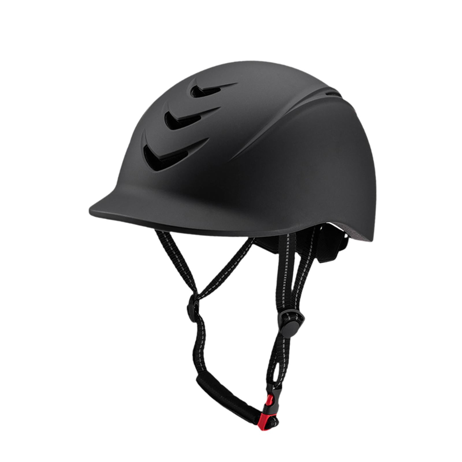 GARENDE Equestrian Helmet Adjustable with Removable Liner Summer Horse Riding Helmet black