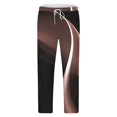 thumbnail image 4 of Stamzod Men's Sweat Suit 2 Piece Fashion Gradient Long Sleeve Shirts and Sweatpants Set Casual Tracksuit Men Workout Outfit Brown C S, 4 of 5