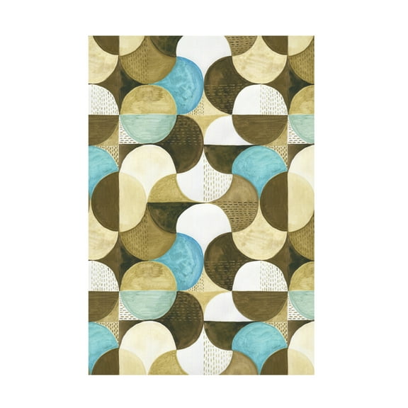 Canvas Wall Art - Incado 'Geometric II' Wall Art for Living Room, Bedroom, or Office Décor by Trademark Fine Art - 12 x 19 Inches