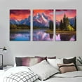 thumbnail image 3 of Nawypu Sunrise at Oxbow Bend Grand Teton National Park Photo Photograph Mountain Nature Landscape Scenic Scenery Parks Picture America Trees Autumn Lake Reflection Wall Decor 12''x16''X3 Panels, 3 of 4