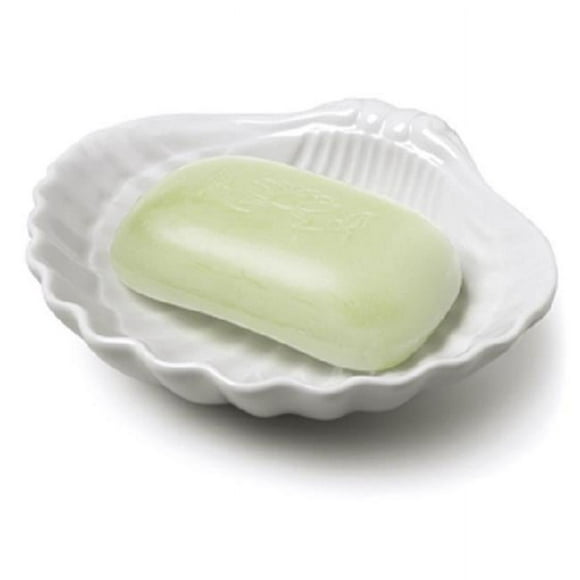 Abbott Collection AB-27-BLANC-731 5 in. Shell Trinket & Soap Dish, White