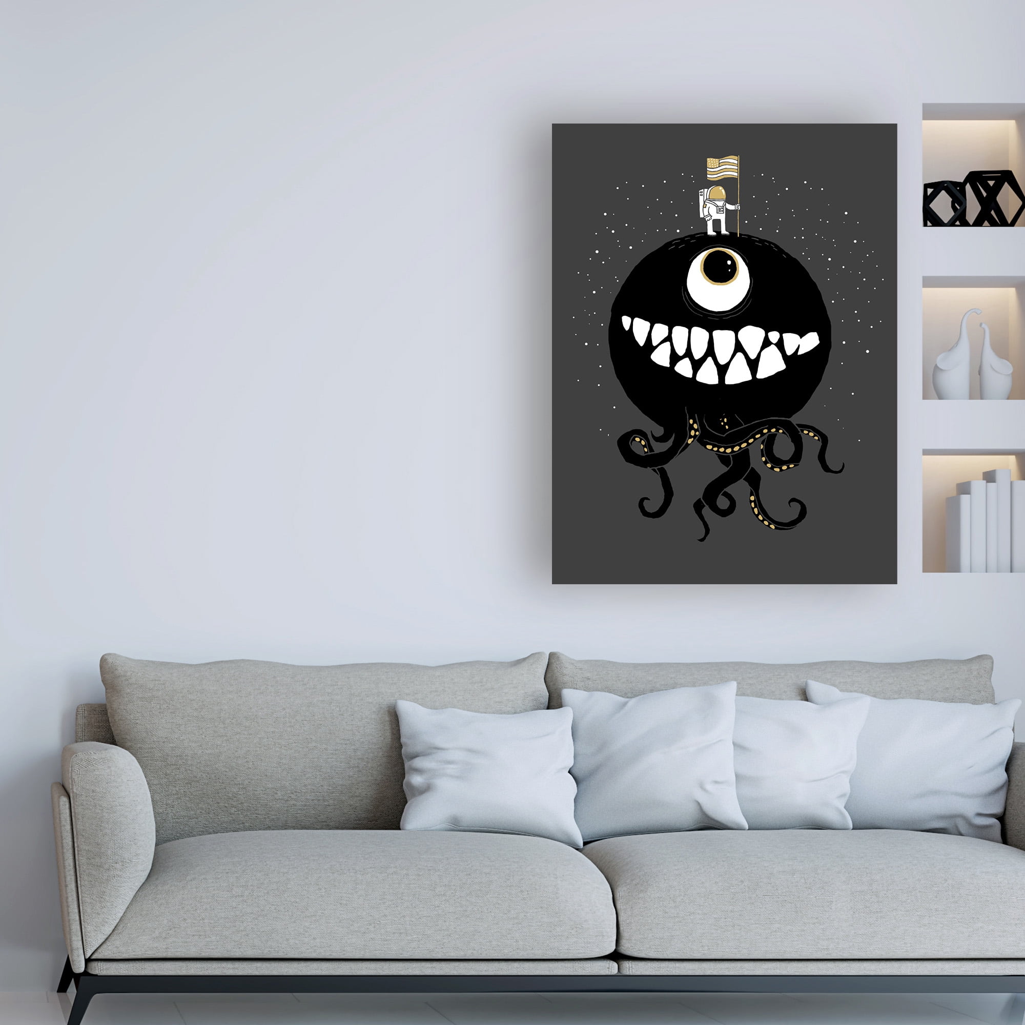 Trademark Fine Art 'Space Oddity' Canvas Art by Michael Buxto