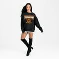 thumbnail image 3 of Women's Gameday Couture  Black Washington Commanders Powerhouse Play Premium Fleece Sweatshirt, 3 of 6