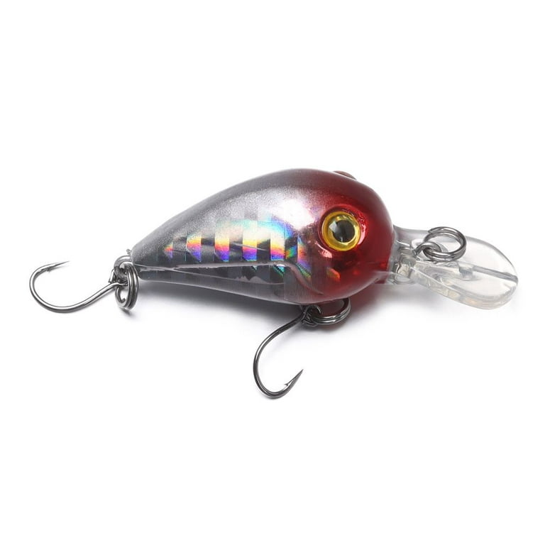 Lure Bait Bass Perch Mini micro ABS Fishing Lure Hard Fishing Lure Floating  Artificial Lure 2