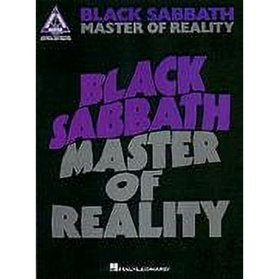 Hal Leonard Black Sabbath Master of Reality Recorded Version Guitar (TAB)