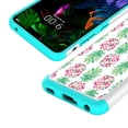 thumbnail image 3 of LG G8 ThinQ Case, KAESAR Hybrid Dual Layer Graphic PU Leather Colorful TPU Fashion Protective Cover Armor Case for LG G8 ThinQ (Pineapple), 3 of 4
